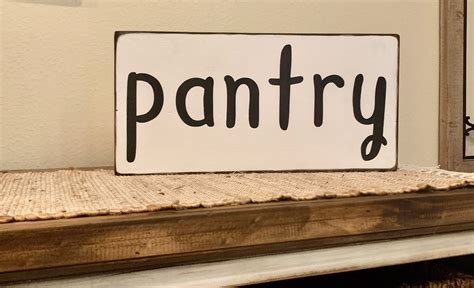 Farmhouse Pantry Sign Pantry Sign Pantry Door Sign | Etsy