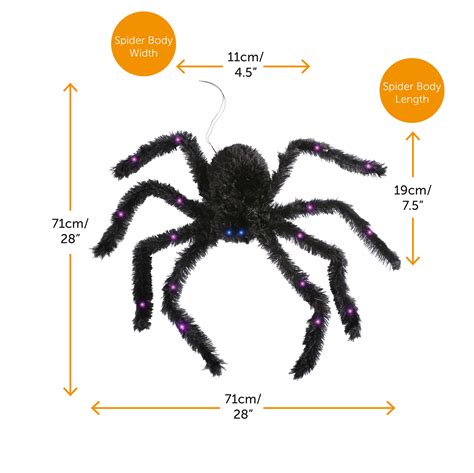 Animatronic Moving Spider 71cm 28" Halloween Decoration - I Love Fancy ...