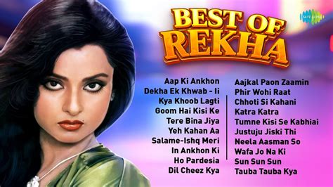 Best Of Rekha Songs | In Ankhon Ki Masti Ke | Salam-E-Ishq | Dekha Ek ...