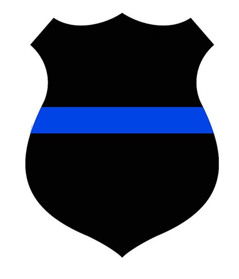 Police Badge Silhouette at GetDrawings | Free download