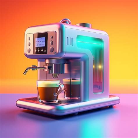 Premium AI Image | futuristic coffee machine