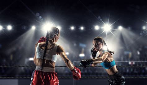 Fonds d'ecran Boxe anglaise Deux Rayons de lumière Sport Filles ...