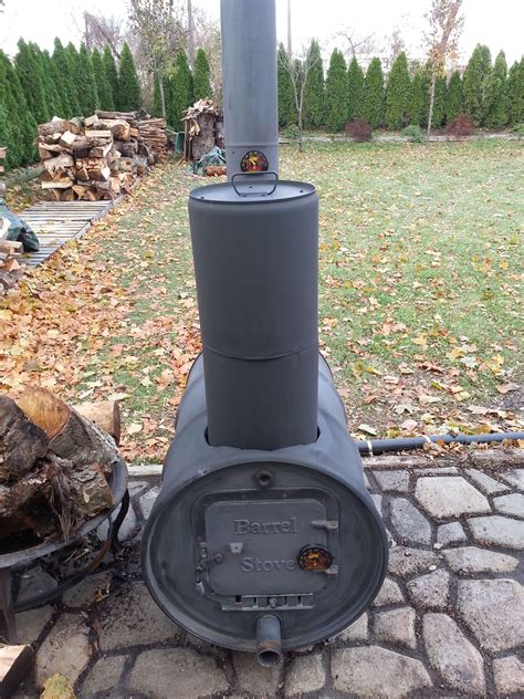 Barrel Stove, 55 gallon drum, stove kit, barrel stove kit, outdoor ...