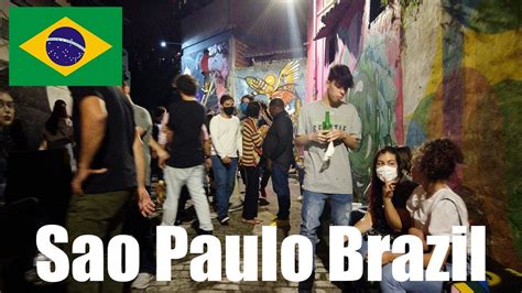 Sao Paulo Nightlife | Walking around Sao Paulo Brazil at night during pandemic | Passport Action ...