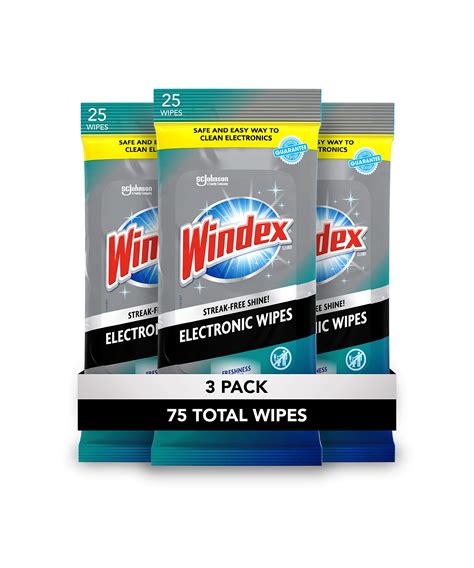 Windex Electronics Screen Wipes for Computers, Phones, Televisions and ...