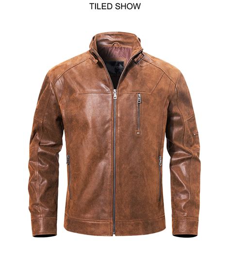 New Men's Vintage Pigskin Real Leather Jackets Men Autumn Coat Motorcycle Jacket MXGX315 on sale