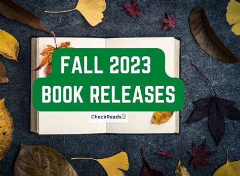 Fall 2023 Book Releases - Best New Fall 2023 Books - CheckReads.com