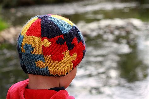 Ravelry: Autism Awareness Puzzle Hat pattern by Dawn Cottone