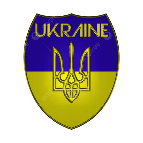 Ukrainian PNG Transparent, Ukrainian Shield, Ukraine, Shield, Flag PNG ...