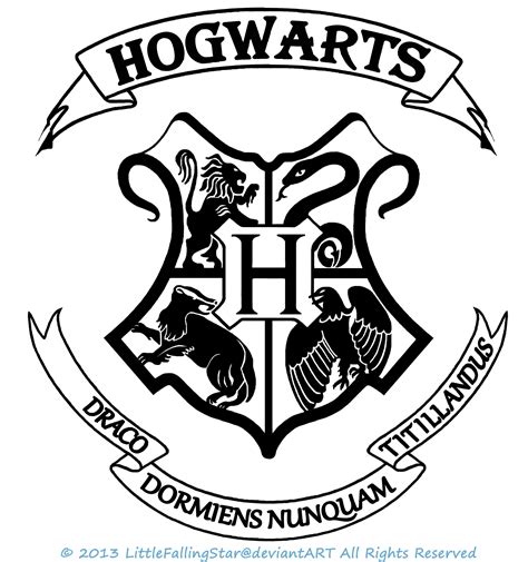 Hogwarts Crest by LittleFallingStar on DeviantArt