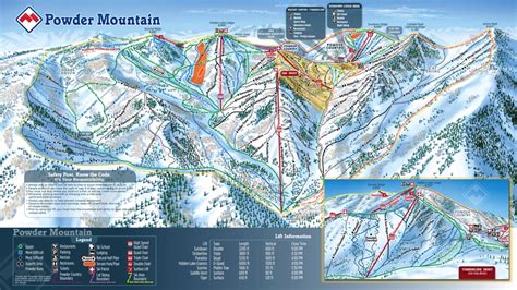 Powder Mountain Ski Resort Trail Map | Utah Ski Maps