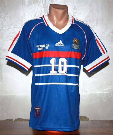 Zidane France 1998 WORLD CUP FINAL LIMITED EDITION Soccer Jersey Shirt ...