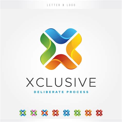 Premium Vector | Letter x cross logo