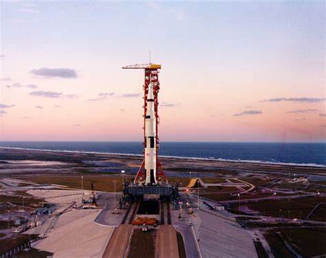 Apollo 8 on launch pad. NASA image | Nasa history, Space flight, Nasa ...