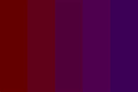 Deep Red and Purple Color Palette