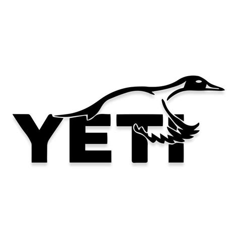 Yeti Duck Hunting Logo Decal Sticker – Decalfly