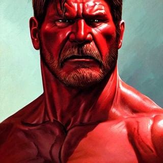 Harrison Ford as Red Hulk : r/weirddalle