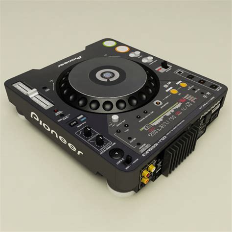 3ds max pioneer cdj 1000 mk3