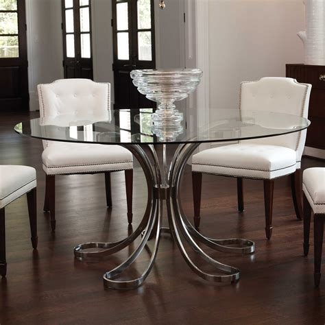 Round Glass Top Dining Table With Wooden Base ~ Favorite Table Bases For Glass Top – Homesfeed ...