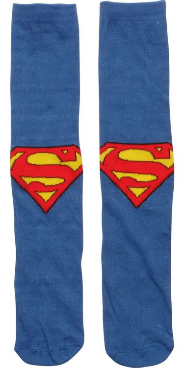 Superman Logo Crew Socks