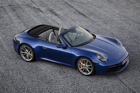 2020 Porsche 911 Cabriolet revealed with new looks, faster top operation, more power