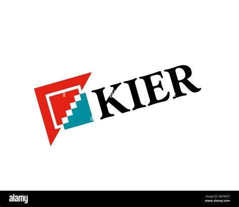 Kier Group, rotated logo, white background Stock Photo - Alamy