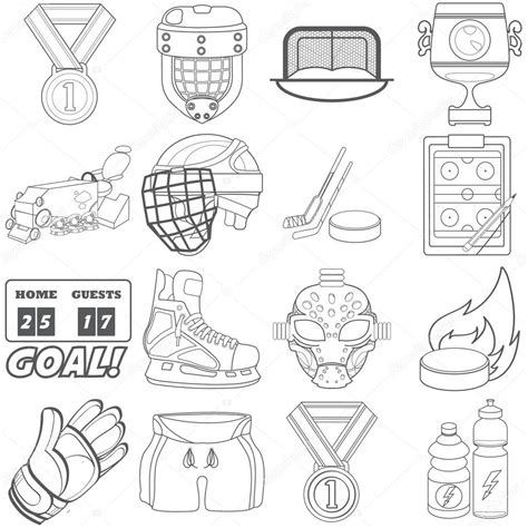 Sports Equipment Drawing at GetDrawings | Free download