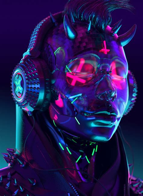 ArtStation - FM (F*cking Music), sick 666mick | Cyberpunk aesthetic ...