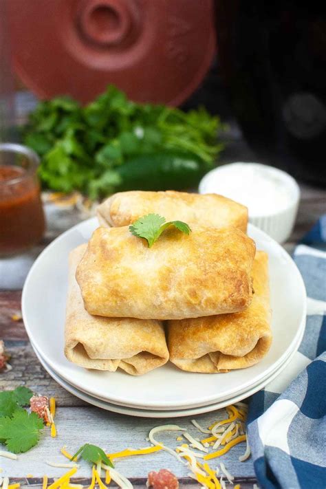 Air Fryer Chicken Chimichangas - Grumpy's Honeybunch