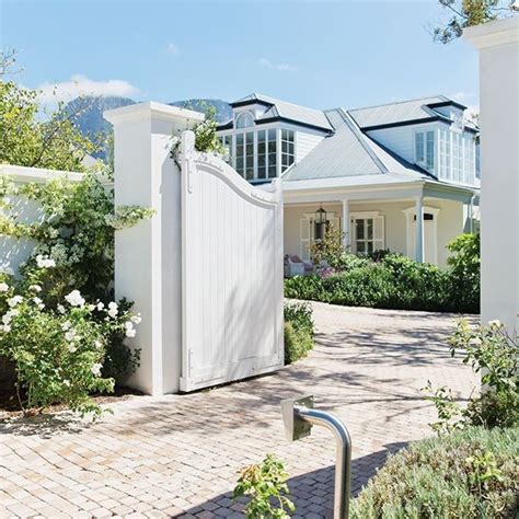 If you have a fancy gate at the front of your house, take the extra ...