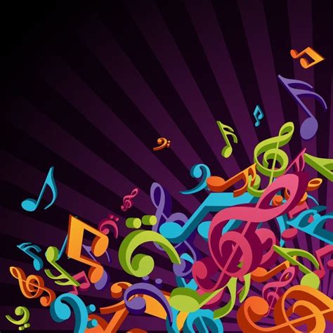 Free download 3D Colorful Music Vector Background Free Vector Graphics ...