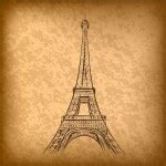 Eiffel tower — Stock Vector © vlastas #6962698