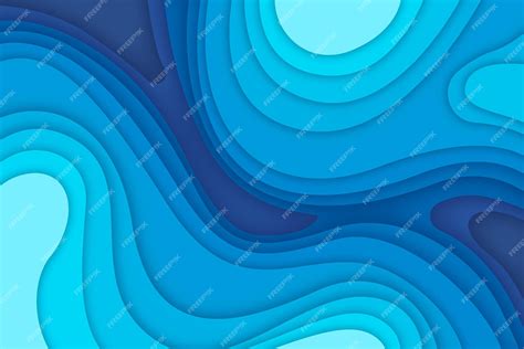 Premium Vector | Blue topographic map background