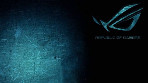 Download Blue Asus Rog 1080p Gaming Wallpaper | Wallpapers.com