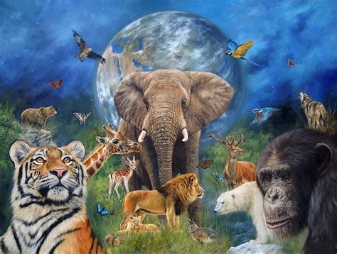 Planet Earth Painting by David Stribbling