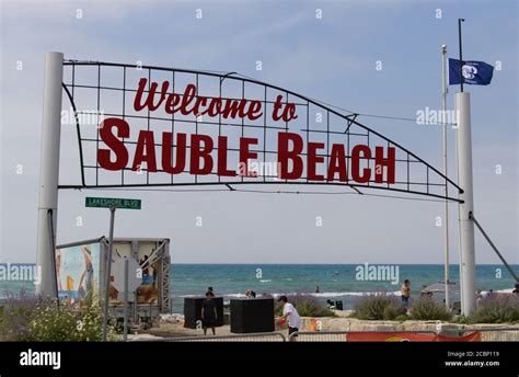 SAUBLE BEACH, CANADA - Aug 09, 2020: Sauble Beach, Ontario / Canada ...