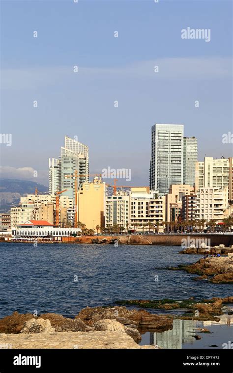 Beirut Skyline, Lebanon Stock Photo - Alamy