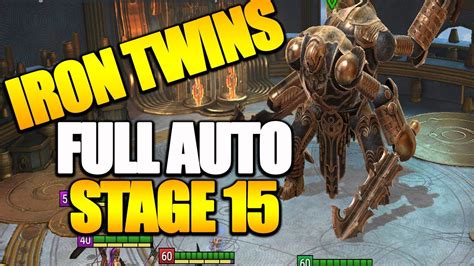 IRON TWINS STAGE 15 FULL AUTO ON ALL AFFINITIES - TOO EASY | Raid ...