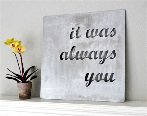 Custom Metal Quote Sign and Sayings, Inspirational Personalized Sign ...