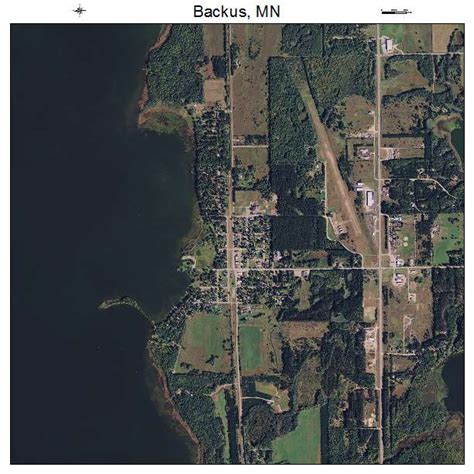 Aerial Photography Map of Backus, MN Minnesota