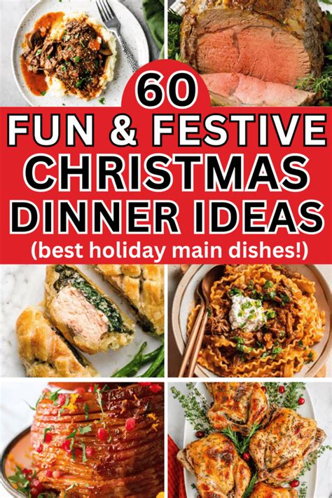 60 Best Christmas Dinner Ideas (must have holiday recipes!)