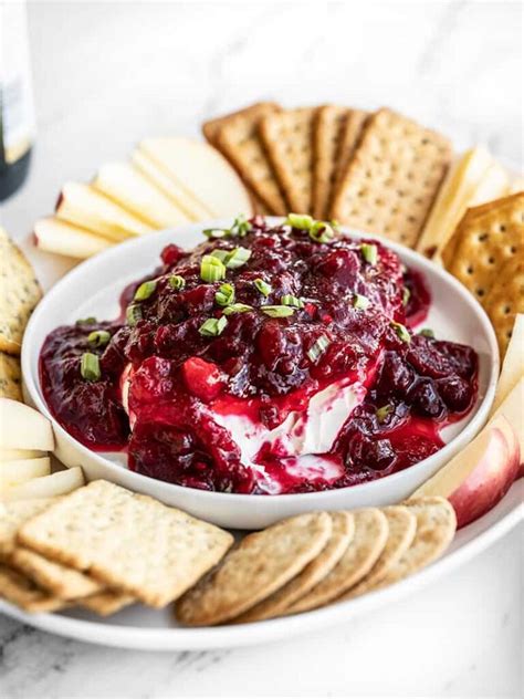 Cranberry Cream Cheese Dip - Holiday Appetizer - Budget Bytes