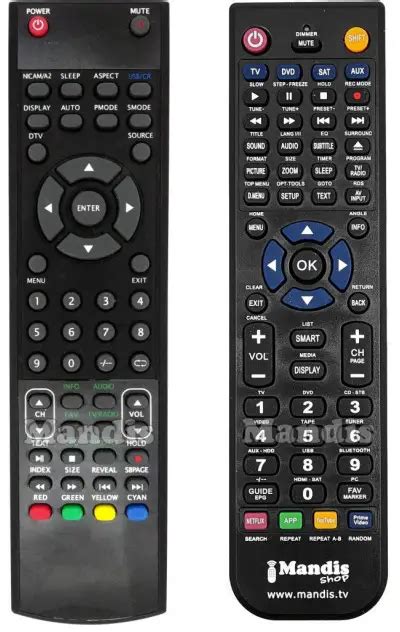 Mandis SABA TQT133002 Replacement Remote Control Instructions