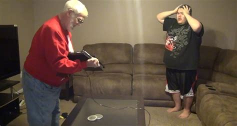 Angry Grandpa Destroys PS4 - Badchix Magazine