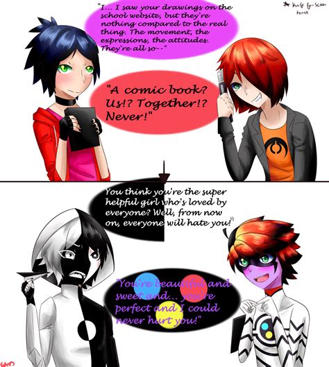 Nathaniel and Marc vs Reverser and Evillustrator by LotusDuckies on DeviantArt