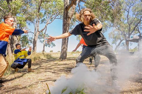 Smoking ceremony at George Brook Reserve - Greening Australia - Greening Australia