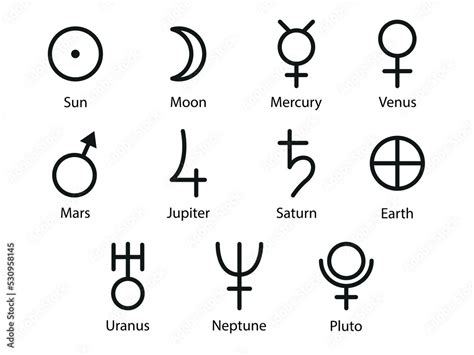 Solar System Symbols