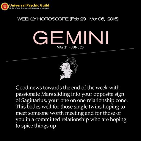 #Gemini #WeeklyHoroscopes: Good news towards the end of the week with ...