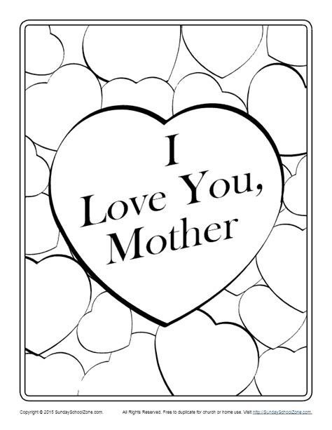 Printable Mothers Day Cards To Color Pdf - Printable Word Searches