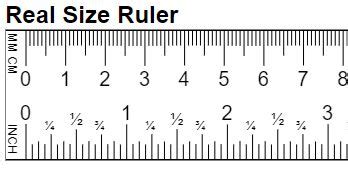 Free Printable Mm Ruler Actual Size